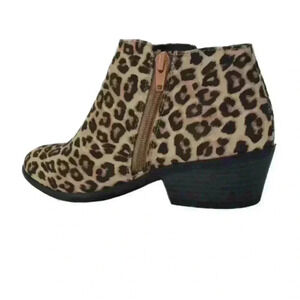 Soda Women's Round Toe Western Ankle Bootie Cheeta Print Booties